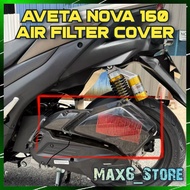 AVETA NOVA 160 AIR FILTER COVER TRANSPARENT SMOKE CARBON NOVA160 AIRBOX NOVA AIR BOX COVER CLEAR MAD