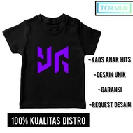 Boys' T-shirt Yangon Galacticos Team Esports Myanmar Game Dota 2 Mobile Legends Distro Quality