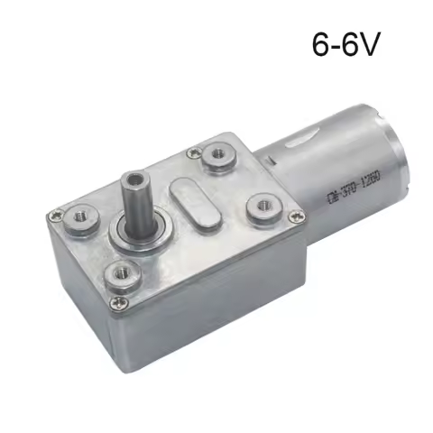 High Torque Speed Reducer for Mini Geared Motor JGY370 6V/12V24V Reversible Low Speed Worm Gear Moto