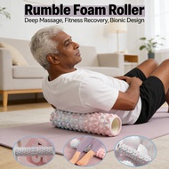 Men's Roller Rumble Yoga Fitness Massage Gym Pilates Exercise Equipment