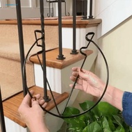 shchuani Balcony Flower Pot Holder Garden Planter Stand Metal Balcony Railing Flower Pot Holder Shelf Indoor Outdoor Hanging Plant Stand for Stairs and Vertical Spaces Southeast