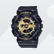[Powermatic] Casio Baby-G BA-110X-1A Black Resin Worldtime Stopwatch LED Light Women's Watch