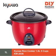 ♞Kyowa Rice Cooker 5 Cups l 1 Liters l With Heat Resistant Glass Lid KW-2036