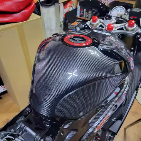Arashi For BMW S1000RR 2010 - 2018 Carbon Fiber Tank Cover Case Fuel Protectors S 1000 RR 2011 2012 