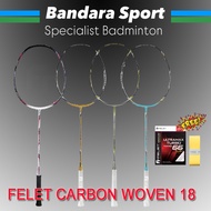 WOVEN CARBON FELET 18 | 36 LBS Badminton Racket