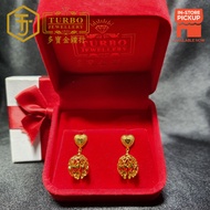 TURBO [916G] Indian Love Jimiki Earrings 印式爱心吊Jimiki耳塞
