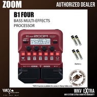Zoom B1 FOUR Bass Guitar Multi Effects Processor Pedal (B1FOUR/ B1on/ B14 / )