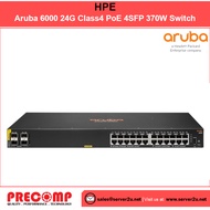 HPE Aruba 6000 24G Class4 PoE 4SFP 370W Switch (R8N87A)