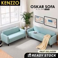 KENZZO : OSKAR 2 or 3 Seater Fabric Sofa/SOFABED/2SEATER/3 SEATER/ SET/沙发/Canvas Sofa