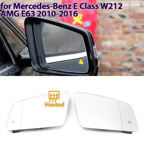 Side Heated Electric Angle Wing Mirror Glass For Mercedes-Benz E Class W212 E200 E250 E300 E350 E400