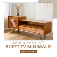 meja tv / meja tv kayu jati / meja tv minimalis modern / meja tv minimalis 150cm / bufet tv minimali