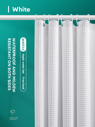 【OPTIMUM】L Shape Adjustable Stainless Steel Shower Curtain Rod Pole 90-130cm Retractable