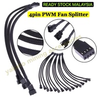 Motherboard fan 4Pin PWM Extension Fan Cable / PWM Fan Splitter 4pin Adapter Cable Splitter PC 4Pin 