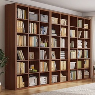 Lattice Household Wall-Backing Study Storage Storage Bookshelf Library Bookcase Cabinet Floor-standi
