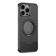 แม่เหล็กยึดโทรศัพท์เคสโทรศัพท์อะลูมินัมอัลลอย HOCE ไร้กรอบเคสสำหรับไอโฟน16 15 14 13 Pro Max 16 Plus 