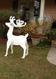 Christmas Deer Outdoor Table Design Gift Idea Exchange Gift Custom Made Decoration House Party