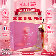 [MUA 1 TẶNG 1] Nước Hoa Nữ Good Charme Good Girl Pink 50ml - quyến rũ ngọt ngào (Phiên Bản Hồng 2025