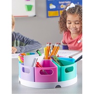 American LearningResources Desktop Stationery Storage Box LR Pen Holder Kindergarten with Handle Mul