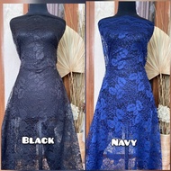 Kain Brokat Lace Corneli/Kain Tile Brukat/Burakt Meteran Premium/Bahan