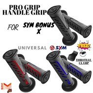 SYM Bonus X PROGRIP V1 Handle Grips with Shock Absorption for Motorcycles, 2pcs