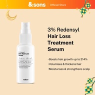 andSons 3% Redensyl Hair Loss Treatment Serum & Hair Growth Tonic (60ml)