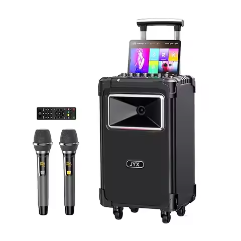 Jyx An20 Karaoke Machine, 10inch (about 25.4cm) Bass Speaker Large Bluetooth Karaoke Speaker with 2 