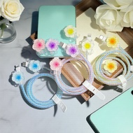 Cable & Charger Head Protection Sleeves for Type-C, 2-Pack