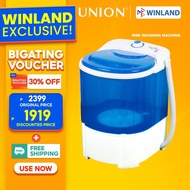 COD Union by Winland 2.0kg Single Tub Mini Washing Machine UGWM-20