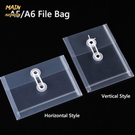 MAINAUSHUI6W File Folder, A5/A6 Waterproof File Bag, Thickened Plastic Transparent Card Paper File H