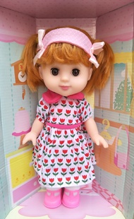 Đồ Chơi Búp Bê Tóc Dài Bằng Silicon Mềm Cho Bé Gái Quà Tặng Ngày Lễ Trẻ Em Đồ Chơi Mô Phỏng Tắm Cho