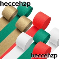 HECCEHZP 8 Rolls Party Streamers, 1.8" x 82ft for Each Delicate Crepe Paper, DIsposable Red Dark Green Gold White Paper Crepe Streamer Christmas