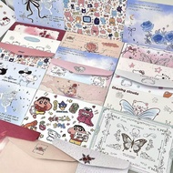 Unique set of envelopes + greeting envelopes printed with pictures through fruits, used to write let