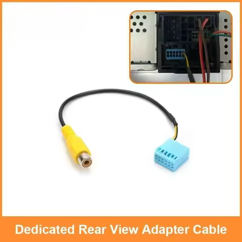 MIB RCD330 RCD360 Car Rear View Camera RVC Cable Adaptor for Car Reversing Image Conver For VW Golf 