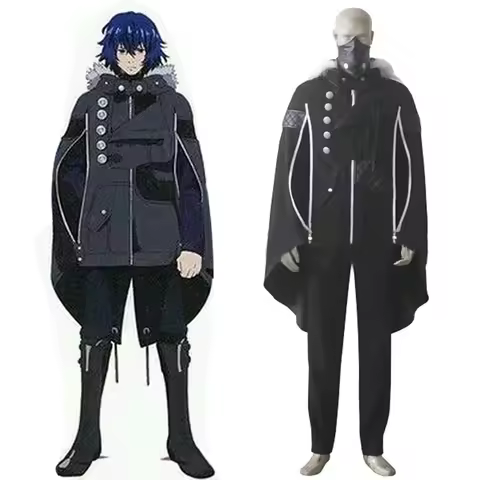 IN STOCK Black Rabbit Ayato Kirishima Cosplay Anime Root A Black Outfit Costume