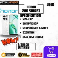 [USED] 100% ORIGINAL HONOR 200 SMART 5G | 8GB + 256GB | MOONLIGHT WHITE