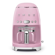 [0% 10 เดือน] (Smeg) เครื่องชงกาแฟดริป Smeg 50's retro รุ่น DCF02PKEU สีชมพู