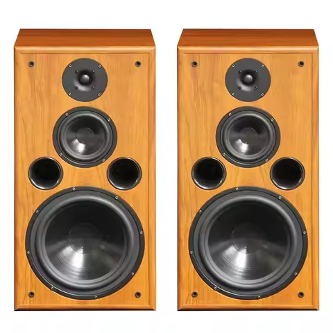 200W 8Ohm Hifi Bookshelf Speaker High School Low Bass Silk Film Tweeter F109 Fever Passive Speakers 