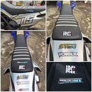 LEATHER SEAT KLX DTRACKER CRF150 WR155 SEAT COVER LEATHER WRAPPING SEAT HUDGRAPHIX KLX DTRACKER CRF 