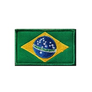 【Big savings】 【Must-Have Gadgets】 Americas Countries Flag Velcro Embroidered Patches Chile Brazil Me