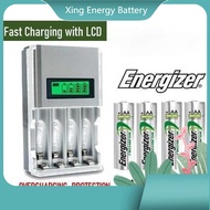 4-8pcs Energizer Charger Battery AA / AAA rechargeable battery