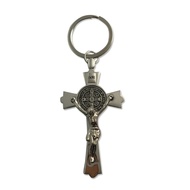 JJ* Christian Jesus Cross Keychain Religious Keyring Jewelry Pendant Car Accessories