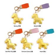 Golden Blessings Keychain Series in 999 Gold by Ngee Soon Jewellery