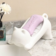 Creative Cute Bathroom Soap Dish Holder Toilet Drain Soap Tray Cat Plastic Soap Box Cat Soap Box