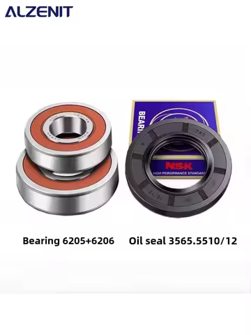 New For Samsung Washing Machine Water Seal 35 65.55 10/12 Bearing 6205 6206 Washer Parts