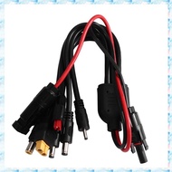 [R Q M U] 1Pcs Heavy Duty 6-In-1 Solar Adapter Cable for  DC7909 DC6530 DC5521 for Solar Generator