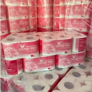 [Combo 2 LOTS] Lot of 10 Rolls of PINK Bless You Toilet Paper 2 Ply - Genuine Toilet Paper Toilet Ro