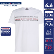 Tommy Hilfiger เสื้อยืด ผู้ชาย รุ่น MW0MW32618 YBR - สีขาว