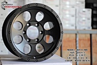 ล้อแม็กขอบ16 ส่งฟรี!! หยดน้ำ ลูกโม้ 16x8.5 6รู PCD 139.7  ET:0 CB106.1  สีดำทั้งวง PERFORMANCE รุ่น  WP14-MB Color MATTE Black คุณภาพสูง (ราคา4/1วง) แถมจุกสีคุณภาพ