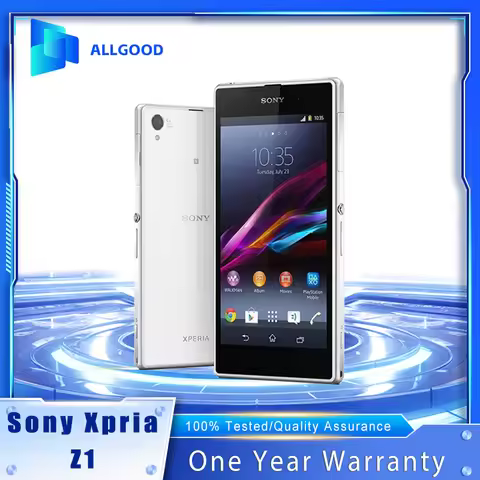 Original Sony Xperia Z1 4G 5.0" FHD 2GB RAM 16GB ROM Snapdragon 800 20.7MP G-Lens Camera Android Sma
