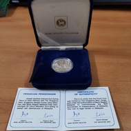 1987 Malaysia silver Coin PROOF, 10 (30th Anniversary of Independence )